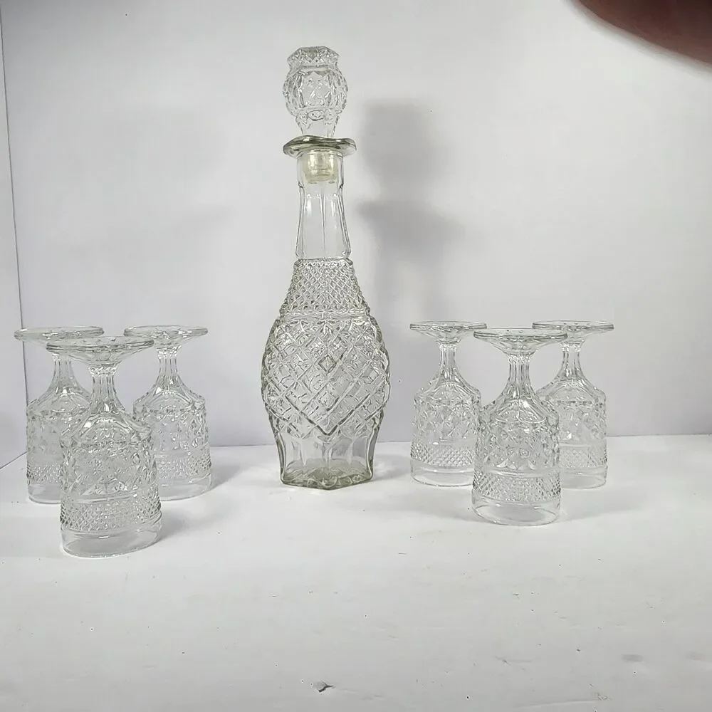Wine Decatur Set 6 Goblet Glasses